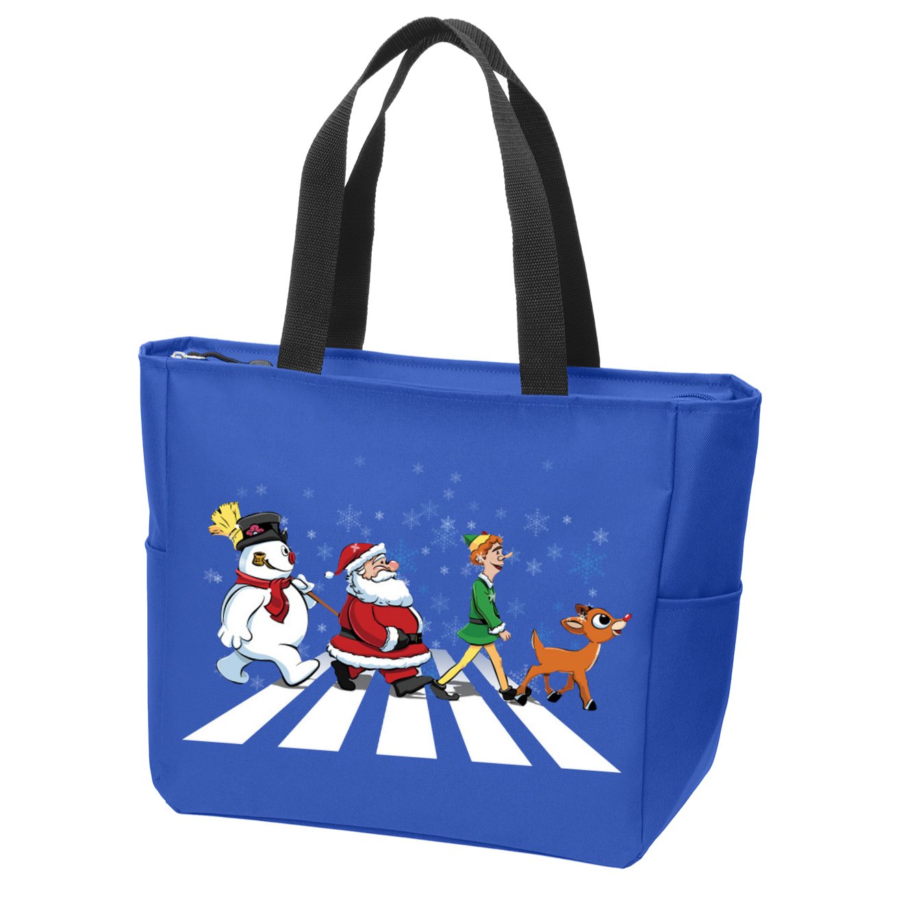 Christmas Road Zip Tote Bag