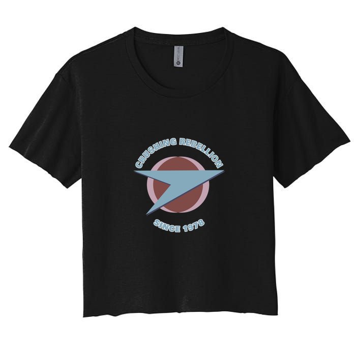 Crushing Rebellion Women's Crop Top Tee