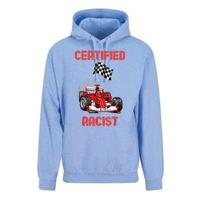 Certified Racist Certified Racer Boost Speedster Unisex Surf Hoodie