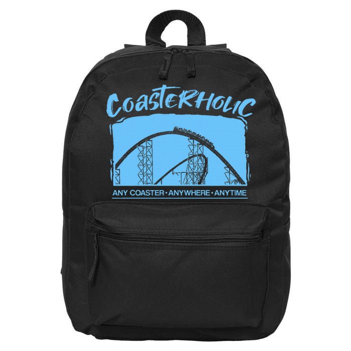 Coasterholic Roller Coaster Gift Amusement Park Ride 16 in Basic Backpack