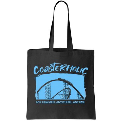 Coasterholic Roller Coaster Gift Amusement Park Ride Tote Bag