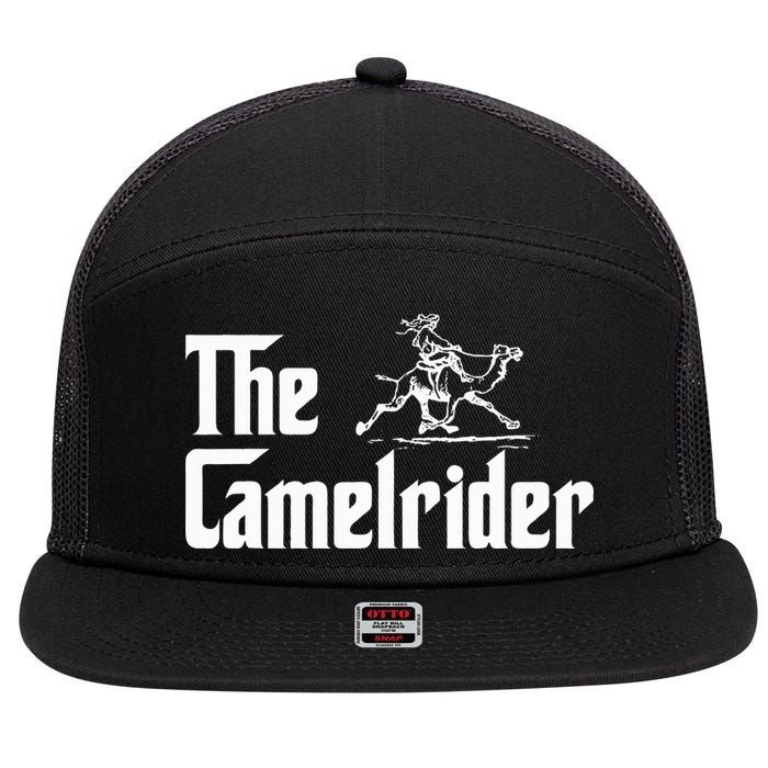 Camel Rider Camel Jokes Racing Fast Camel 7 Panel Mesh Trucker Snapback Hat