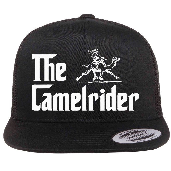 Camel Rider Camel Jokes Racing Fast Camel Flat Bill Trucker Hat