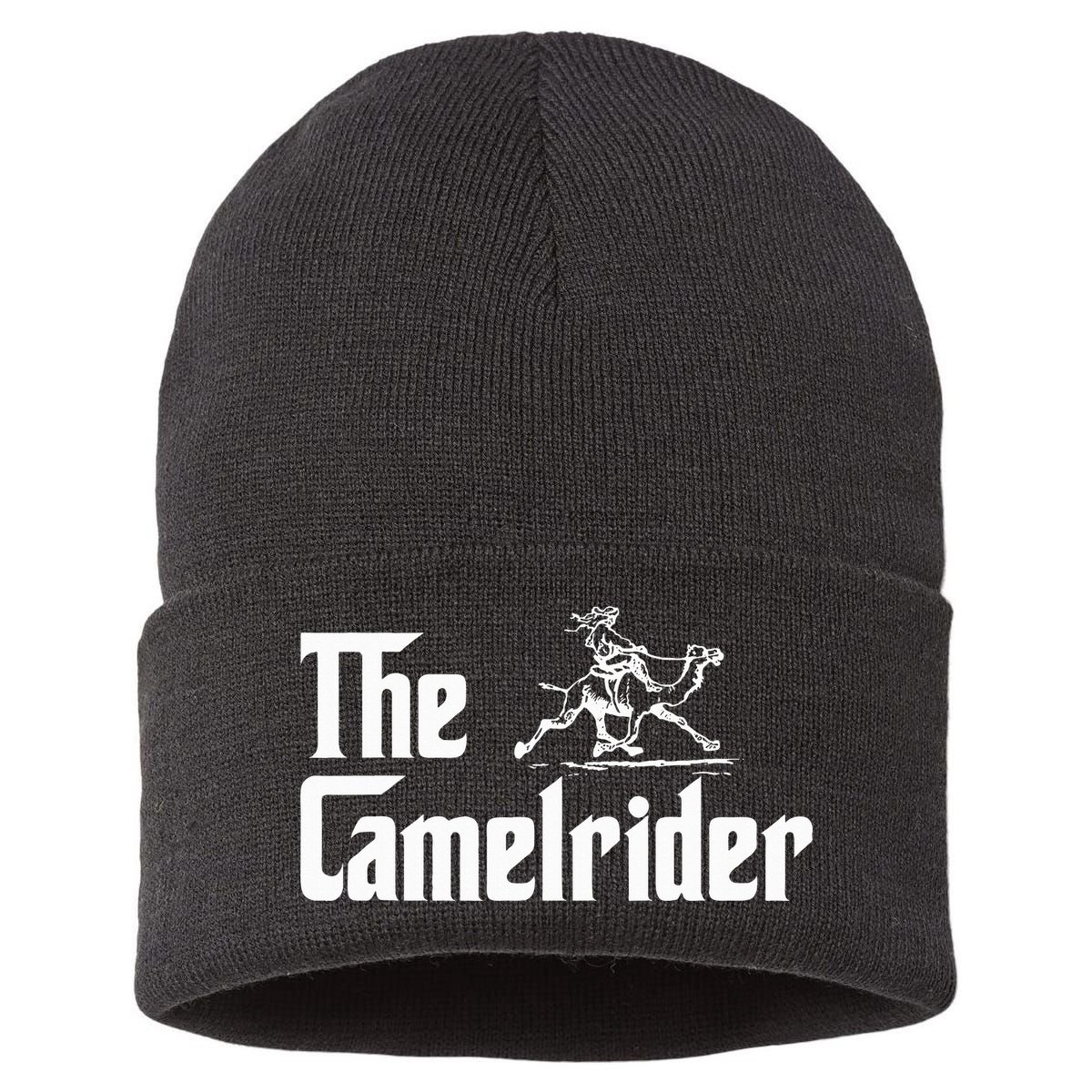 Camel Rider Camel Jokes Racing Fast Camel Sustainable Knit Beanie
