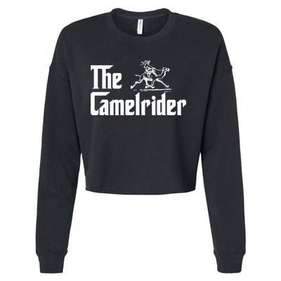 Camel Rider Camel Jokes Racing Fast Camel Cropped Pullover Crew