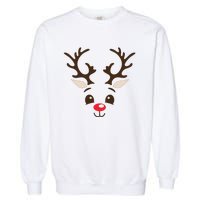 Christmas Reindeer Garment-Dyed Sweatshirt