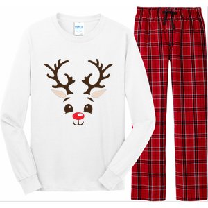 Christmas Reindeer Long Sleeve Pajama Set