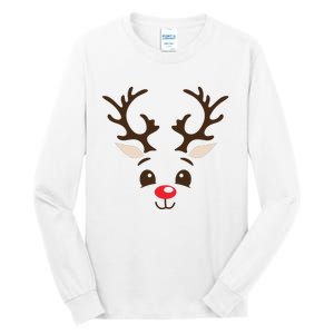 Christmas Reindeer Tall Long Sleeve T-Shirt