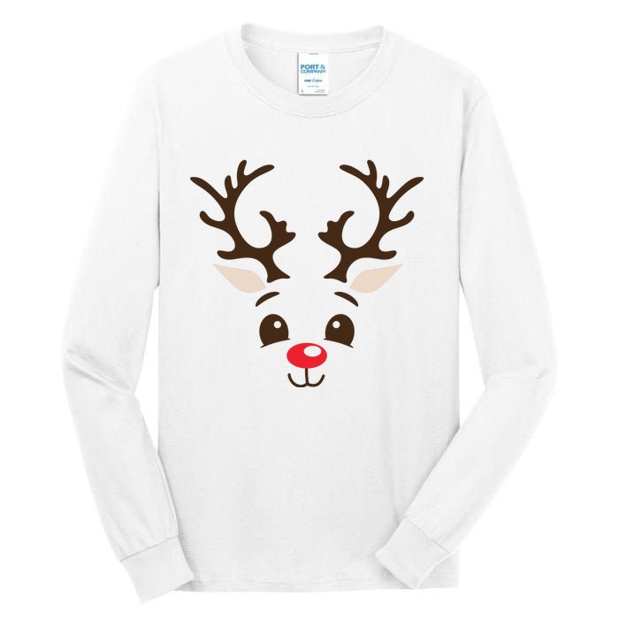 Christmas Reindeer Tall Long Sleeve T-Shirt