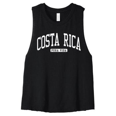 Costa Rica College Women's Racerback Cropped Tank