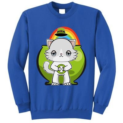 Cute Ragdoll Cat Anime Feline St Patricks Irish Funny Gift Sweatshirt