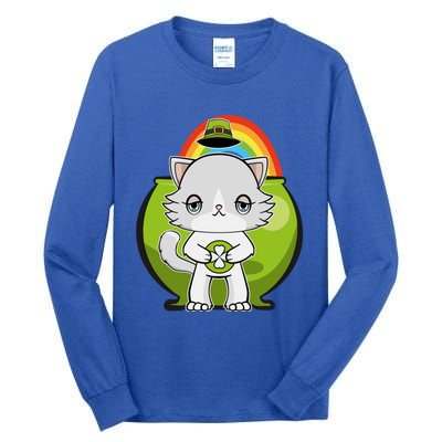 Cute Ragdoll Cat Anime Feline St Patricks Irish Funny Gift Tall Long Sleeve T-Shirt