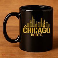 Chicago Roots 11oz C Handle Ceramic Mug