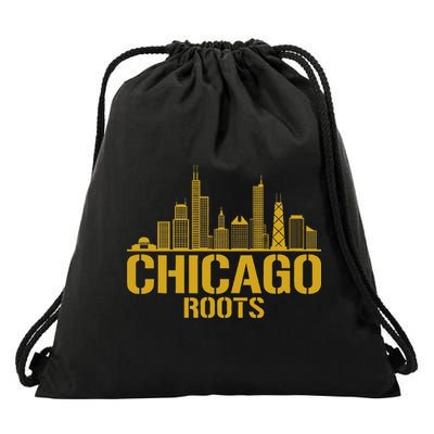 Chicago Roots Drawstring Bag