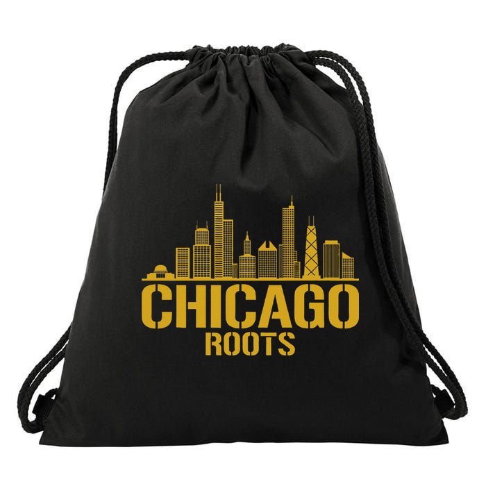 Chicago Roots Drawstring Bag