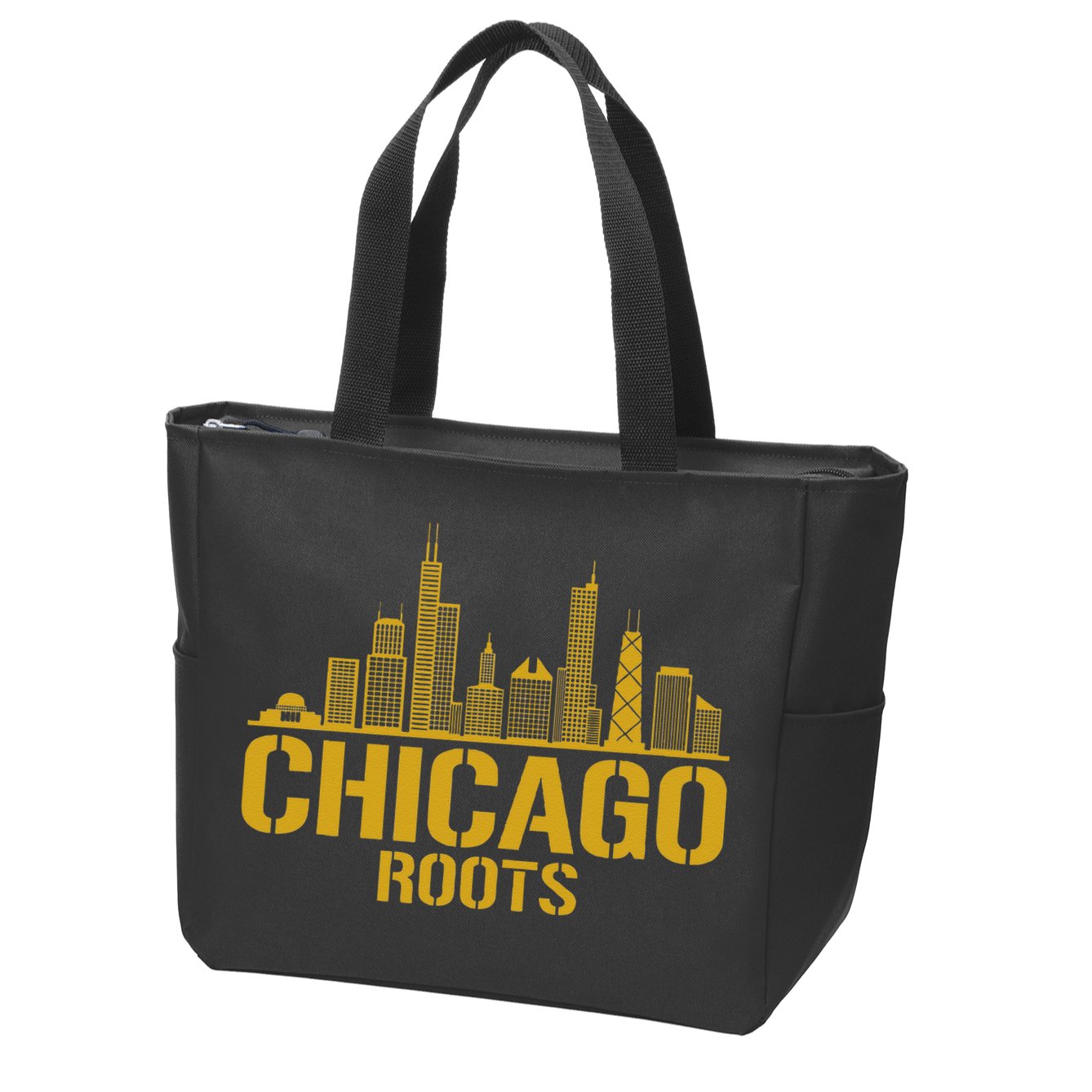 Chicago Roots Zip Tote Bag