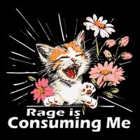Cat Rage Consumes Me Humor Meme .Png City Backpack
