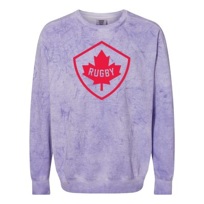 Canadian Rugby Colorblast Crewneck Sweatshirt