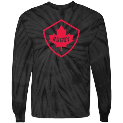 Canadian Rugby Tie-Dye Long Sleeve Shirt