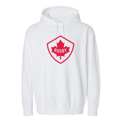 Canadian Rugby Garment-Dyed Fleece Hoodie