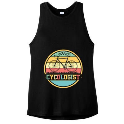 Cycologist Retro Ladies PosiCharge Tri-Blend Wicking Tank
