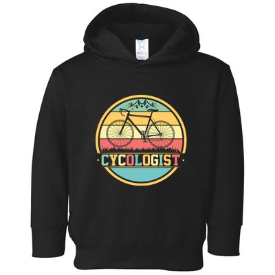 Cycologist Retro Toddler Hoodie