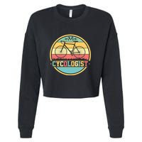 Cycologist Retro Cropped Pullover Crew