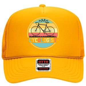 Cycologist Retro High Crown Mesh Back Trucker Hat