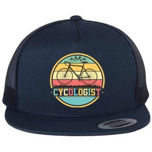 Cycologist Retro Flat Bill Trucker Hat