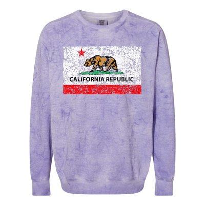 California Republic Cali Flag Socal Norcal Cencal Colorblast Crewneck Sweatshirt