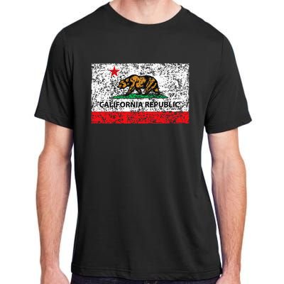 California Republic Cali Flag Socal Norcal Cencal Adult ChromaSoft Performance T-Shirt