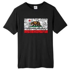 California Republic Cali Flag Socal Norcal Cencal Tall Fusion ChromaSoft Performance T-Shirt