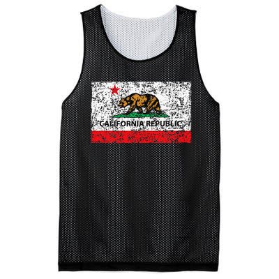 California Republic Cali Flag Socal Norcal Cencal Mesh Reversible Basketball Jersey Tank