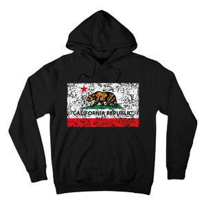 California Republic Cali Flag Socal Norcal Cencal Tall Hoodie