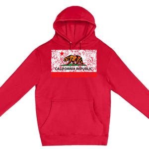 California Republic Cali Flag Socal Norcal Cencal Premium Pullover Hoodie