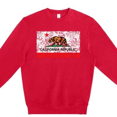 California Republic Cali Flag Socal Norcal Cencal Premium Crewneck Sweatshirt