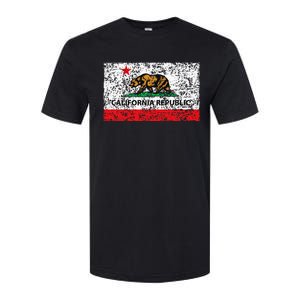 California Republic Cali Flag Socal Norcal Cencal Softstyle CVC T-Shirt