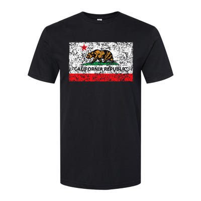 California Republic Cali Flag Socal Norcal Cencal Softstyle® CVC T-Shirt