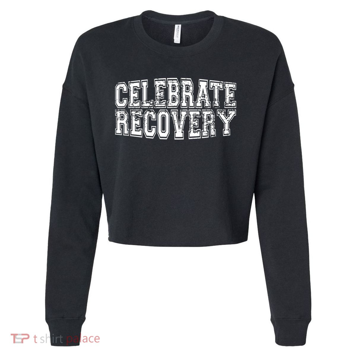 Celebrate Recovery Cropped Pullover Crew