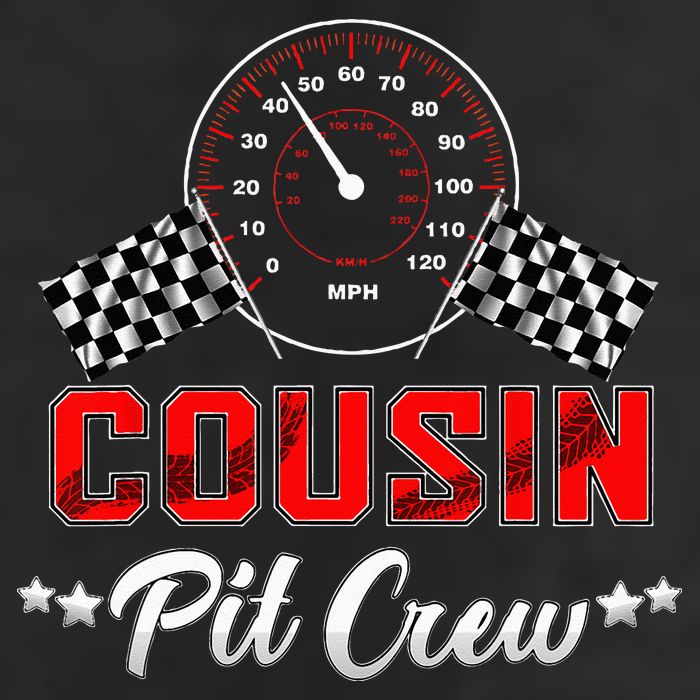 Cousin Racing Car Birthday Party Family Matching Pit Crew 7 Panel Mesh Trucker Snapback Hat