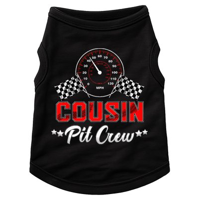 Cousin Racing Car Birthday Party Family Matching Pit Crew Doggie Tank