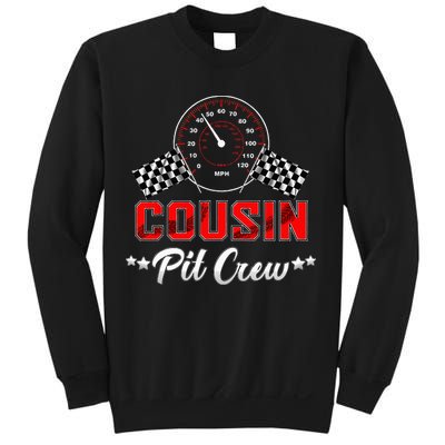 Cousin Racing Car Birthday Party Family Matching Pit Crew Sweatshirt