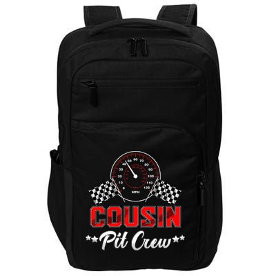 Cousin Racing Car Birthday Party Family Matching Pit Crew Impact Tech Backpack