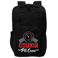 Cousin Racing Car Birthday Party Family Matching Pit Crew Impact Tech Backpack