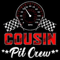 Cousin Racing Car Birthday Party Family Matching Pit Crew Drawstring Bag