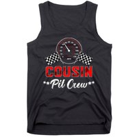 Cousin Racing Car Birthday Party Family Matching Pit Crew Tank Top