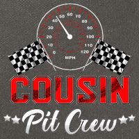 Cousin Racing Car Birthday Party Family Matching Pit Crew Cotton Canvas Backpack