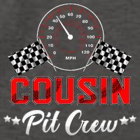 Cousin Racing Car Birthday Party Family Matching Pit Crew Vector Backpack