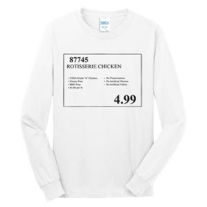 Costco Rotisserie Chicken Tall Long Sleeve T-Shirt