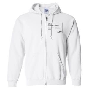 Costco Rotisserie Chicken Full Zip Hoodie